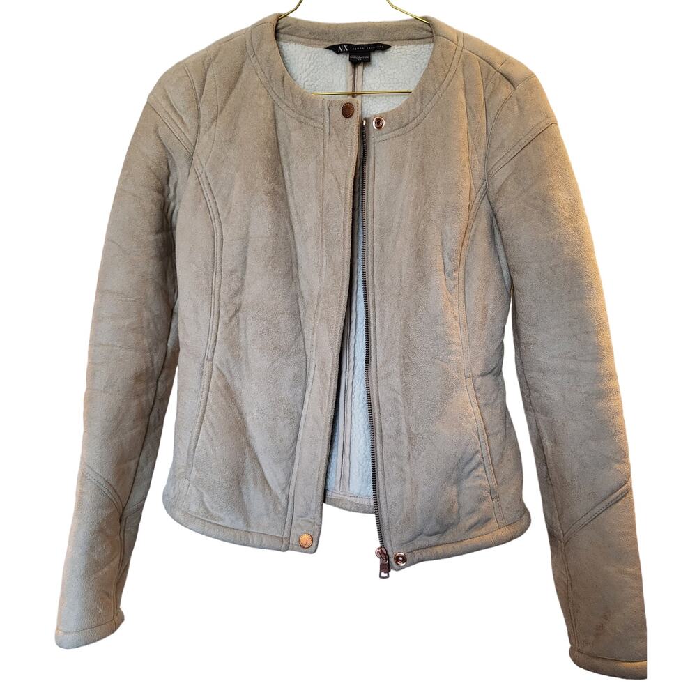 ARMANI EXCHANGE S Warm Jacket Zipper Closer & Arms Zipper Nice condition